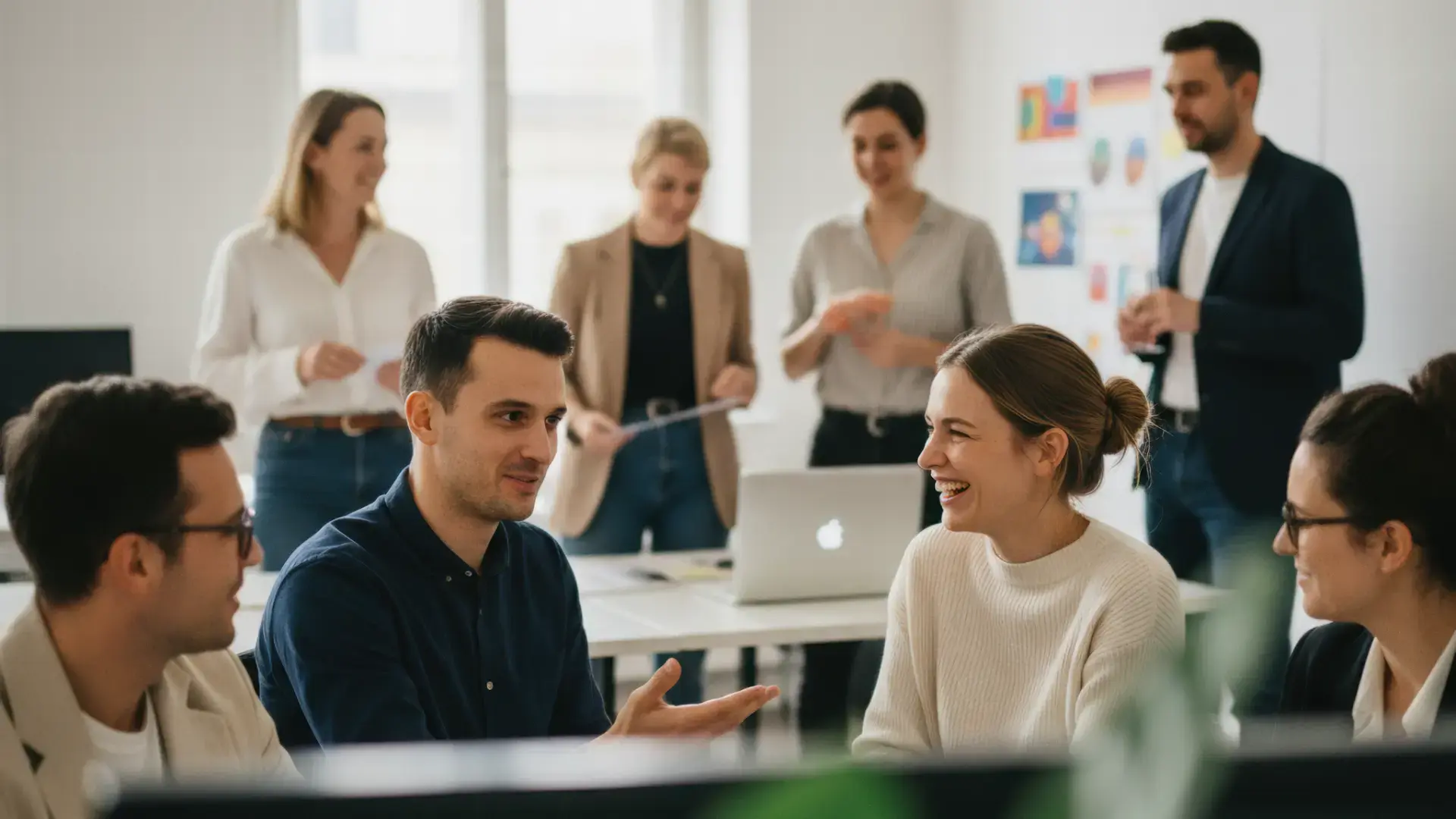 Marketing-Team am Arbeiten